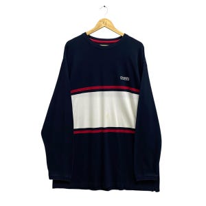 Vintage Chaps Ralph Lauren Multi Colour Sweatshirt Oversize XXL Chaps Lauren Crewneck Chaps Sweater Pullover Embroidered Logo Chaps Jumper