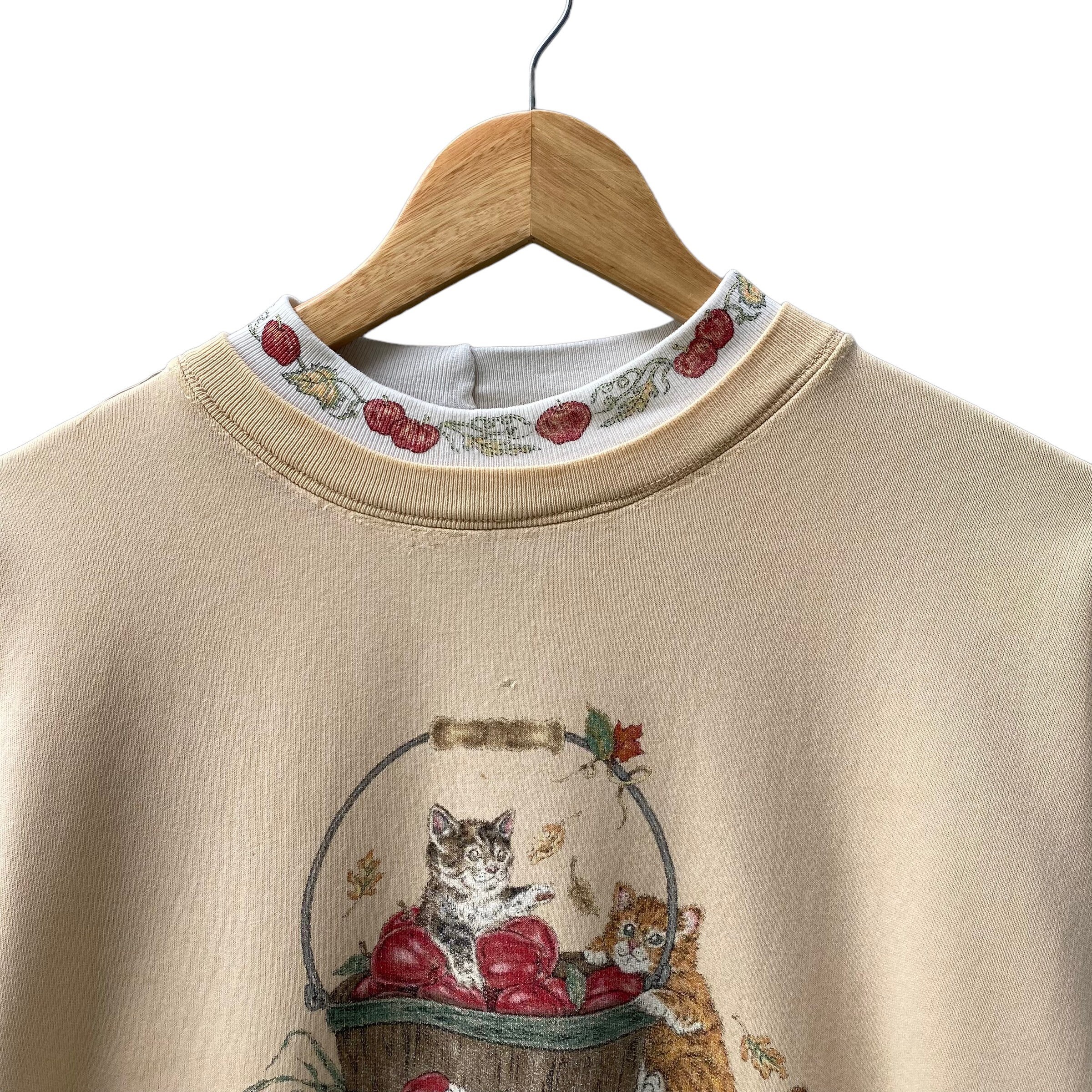 Mayoral Maroon Sweatshirt Crop With Cats Print
