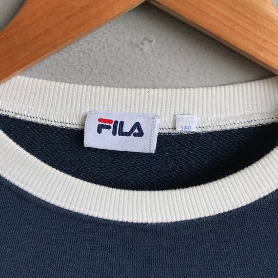 Navy shop fila jumper