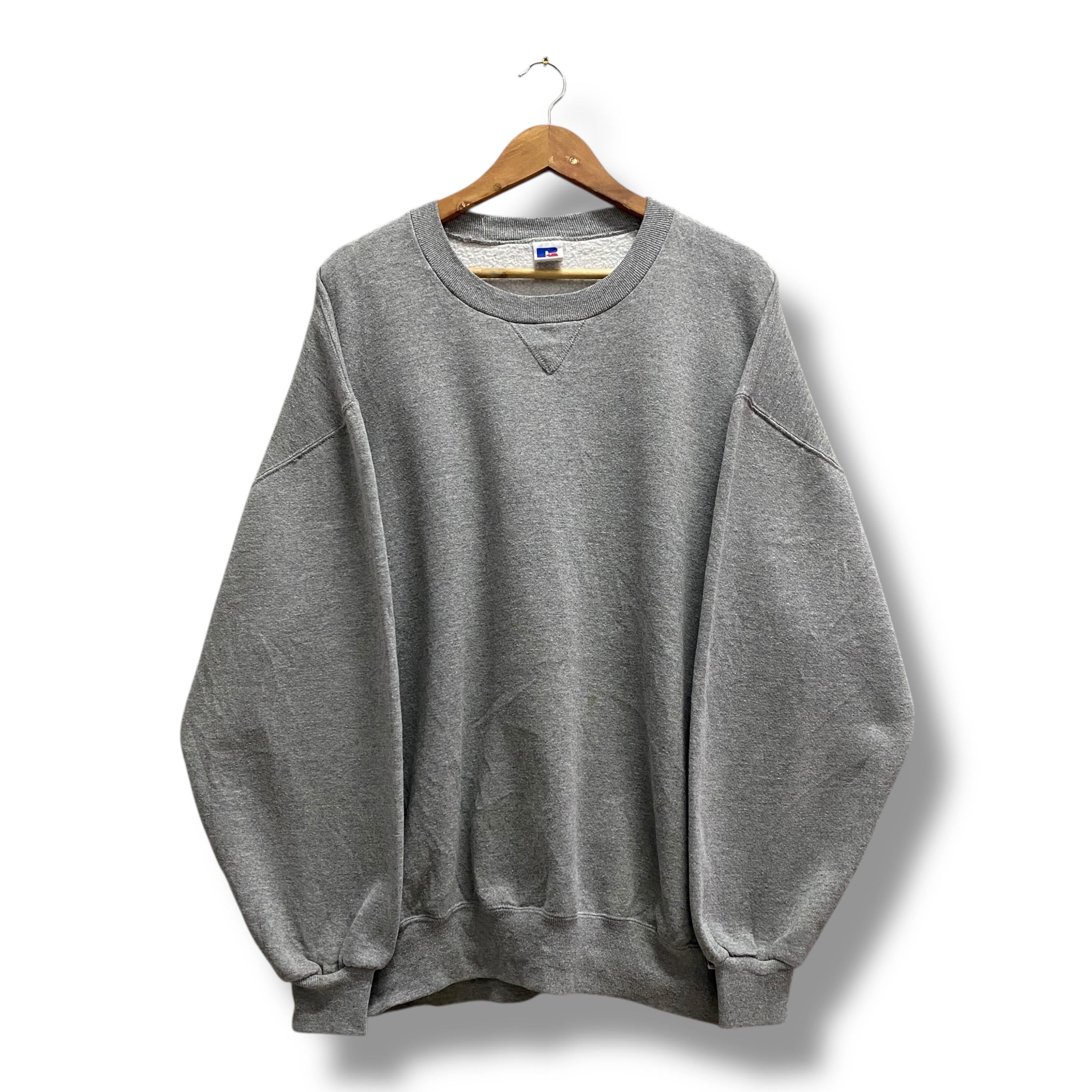 Vintage 90's Russell Athletic Grey Sweatshirt XXLARGE Russell