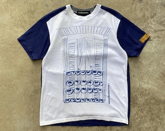 Vintage 90s Mercibeaucoup by Issey Miyake T-Shirt Rare Japanese Designer Graphic Tee Retro Miyake Streetwear Unisex Printed Crewneck Size 1