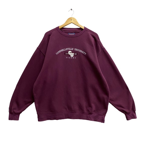 Vintage Campbellsville University Maroon Sweatshirt Xlarge Campbellsville  Crewneck Campbellsville Sweater Pullover University Embroidery -  Canada