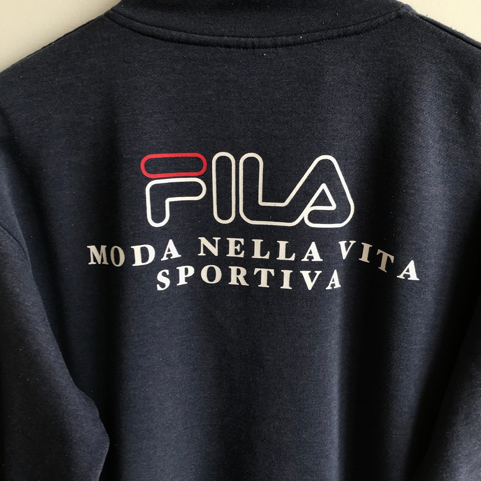 Vintage 90s Fila Moda Nella Vita Sportiva Spellout Logo Print - Etsy