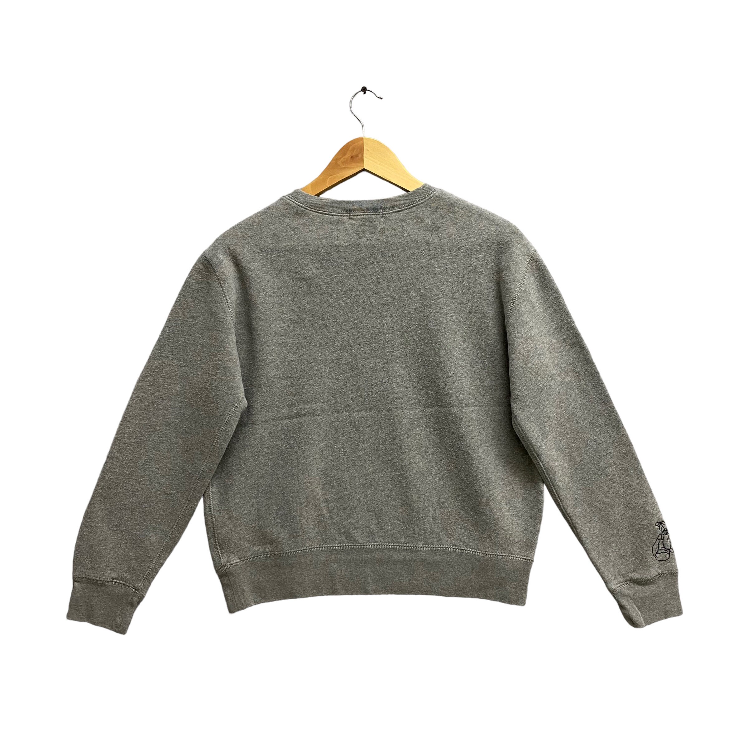 \"90s ラルフローレン\" crewneck sweatshirt 7f グレー 90s ラルフローレン