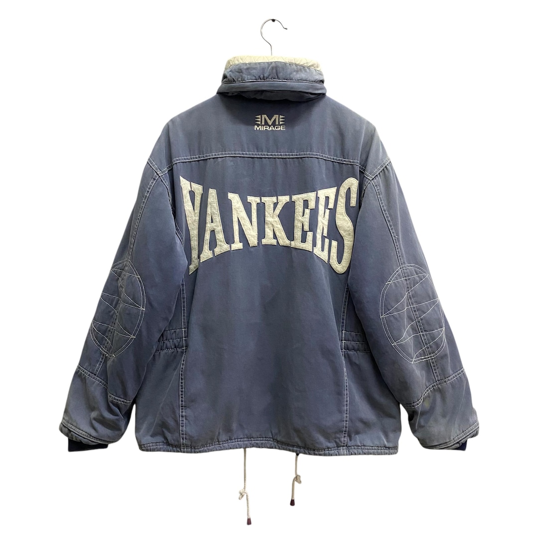 Veste En Cuir Mirage New York Yankees Taille 4XL - Bleu Officiel MLB, Derek Jeter