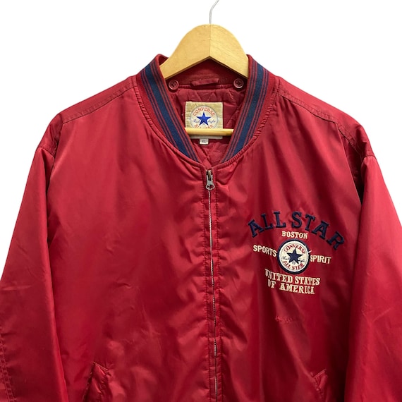 Vintage Converse All Star Chuck Taylor Red Varsity Jacket