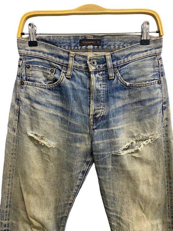 Vintage Tomorrowland Light Blue Jeans Distressed Denim Vintage Tomorrowland Light Blue Jeans Distressed Denim