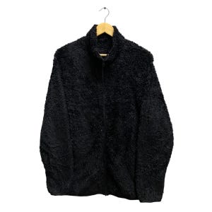 Vintage Japanese Brand Uniqlo Zipper Fleece Sweater XLarge Uniqlo Warmer Jacket Uniqlo Outdoor Polartec Uniqlo Black Fleece Jacket Hoodie