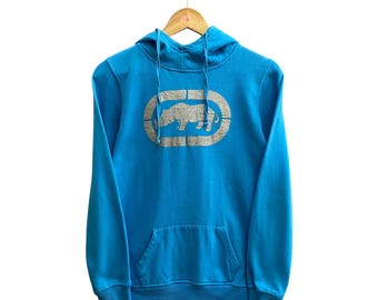 Vintage Ecko Function Hoodie Medium Streetwear Graphic Pullover Y2K Printed Logo Jumper Size M