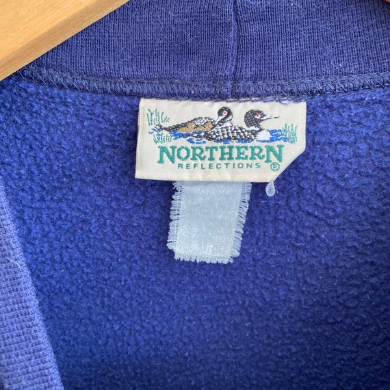 Vintage Northern Reflections Navy Sweatshirt Smal… - image 10