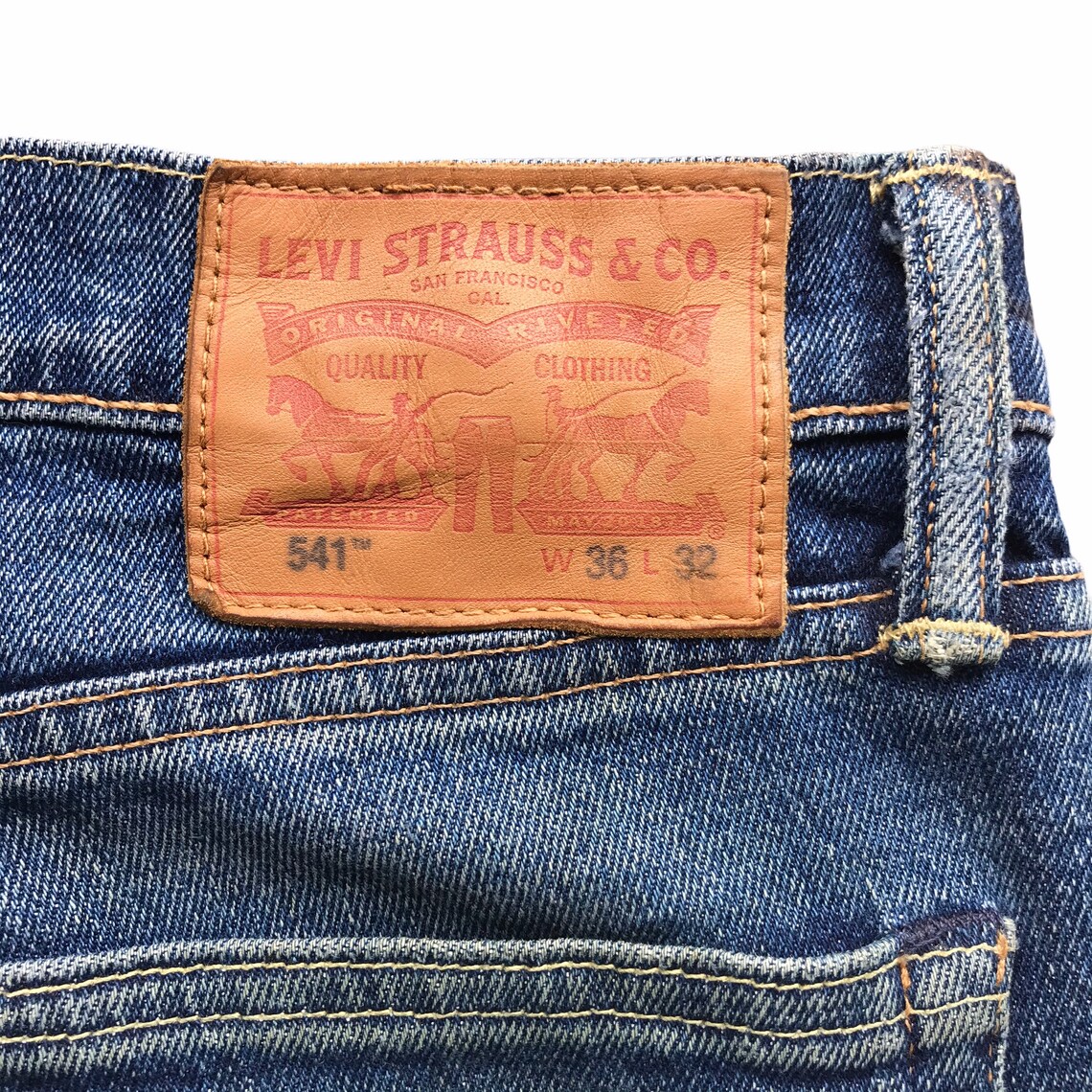 Vintage Levis 541 Stretchable Non Selvedge Distressed Denim - Etsy