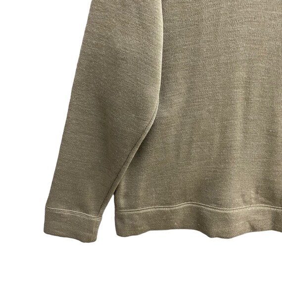 Vintage Lacoste La Chemise Brown Sweatshirt Size … - image 7