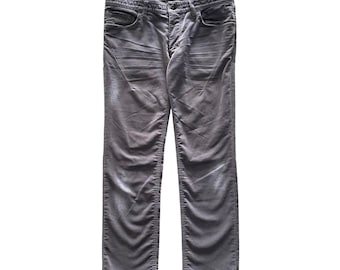 Vintage Y2K Number Nine Pain Corduroy Pants w31 Zipperfly Relaxed Fit Japanese Brand Corduroy Pants Number Nine Distressed Denim