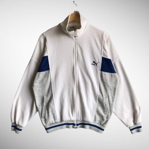 Vintage 90s Puma Multi Colour Sweatshirt Size Large Puma Crewneck Puma Sweater Puma Pullover Embroidered Logo Puma Sportswear Jumper