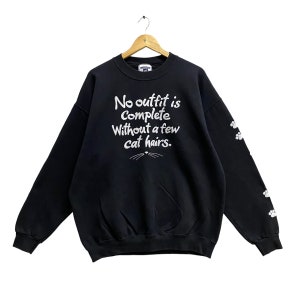 Vintage Art Sweatshirt Art Spelling Crewneck Art Spelling Sweater Art Crewneck Pullover Spellout Print Logo Lee Vintage 90s Black Size XL