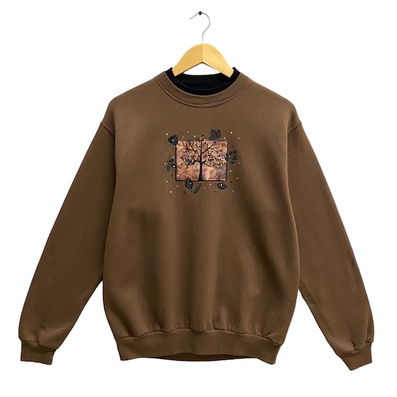 Vintage Day Breeze Brown Unisex Sweatshirt Large Day Brezze
