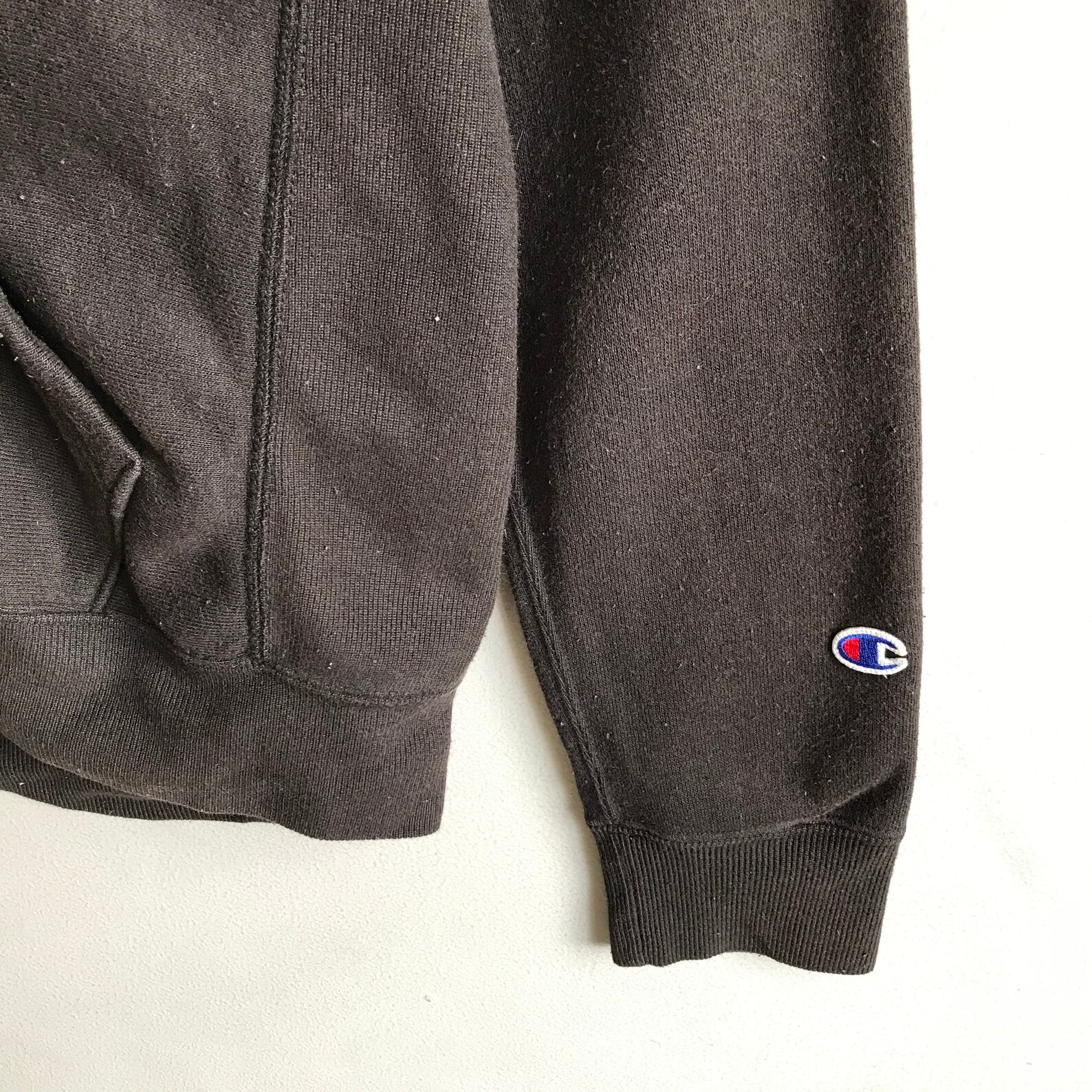 reverse weave blank hoodie