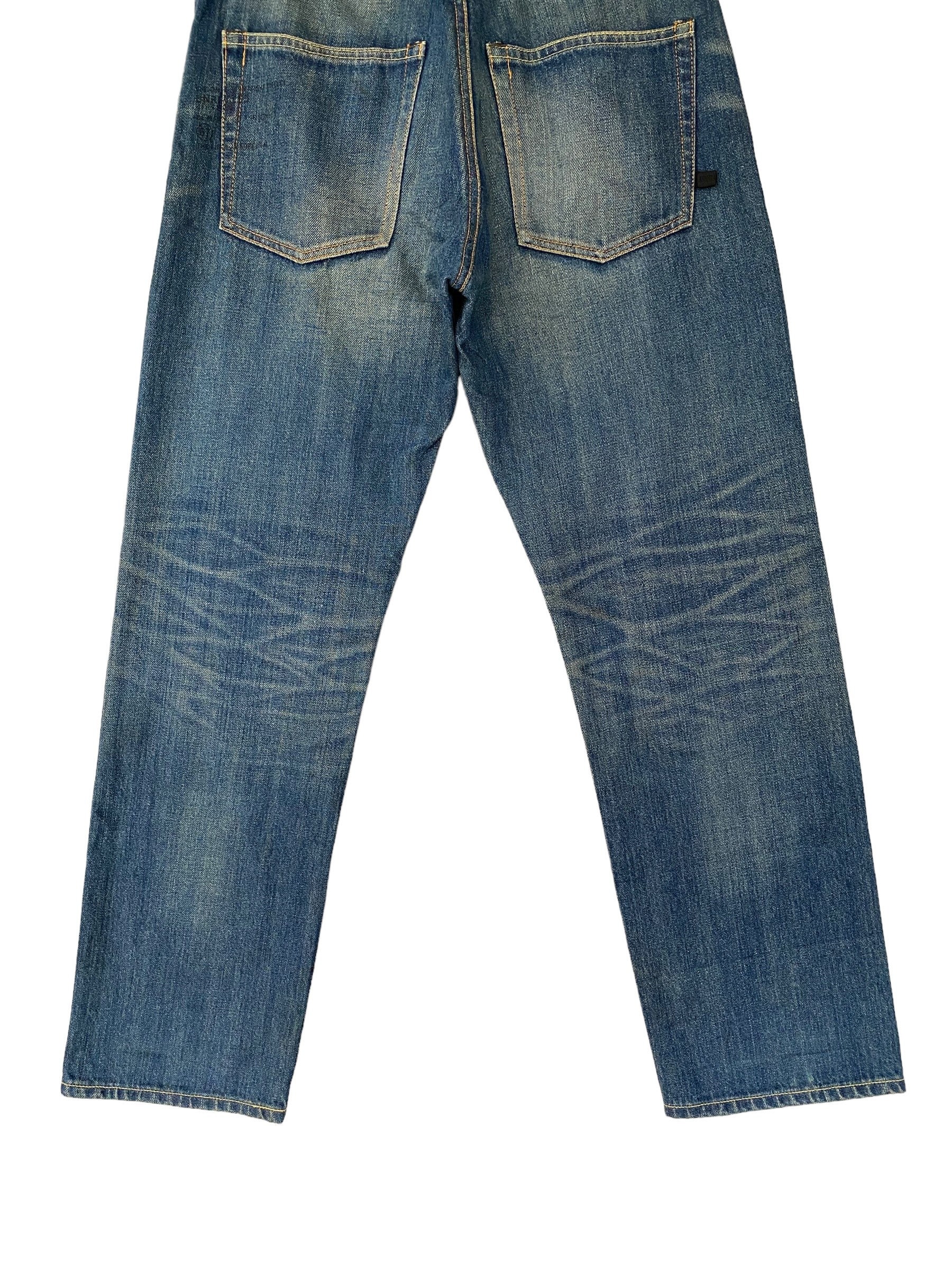 Vintage Unrivaled Selvedge Light Blue Jeans 32 Unrivaled Zipper