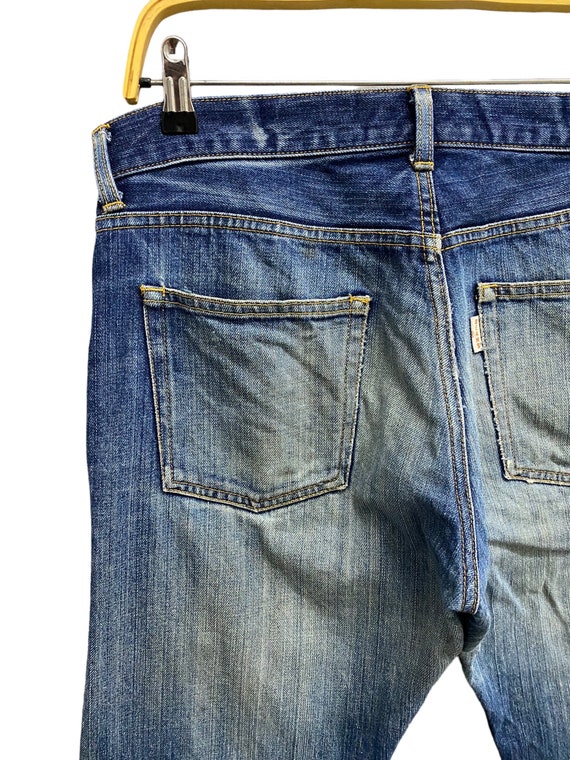 Vintage 90s Beams Japan Blue Jeans Size 32 Non Se… - image 9