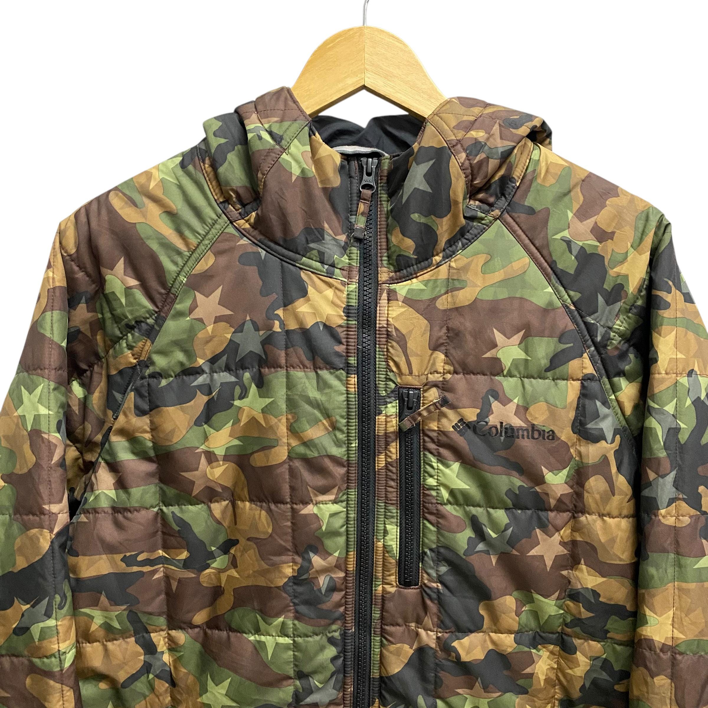Vintage Columbia Camo Jacket Hoodie Xlarge Columbia Puffer Jacket