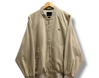 Vintage 90s Chemise Lacoste Harrington Jacket Small Embroidery