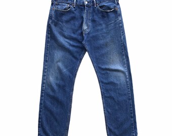 Size 28x29.5 Vintage Levi's 505 0217 Light Wash Zipper Jeans 1990s