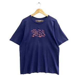 Vintage 90s Stussy Usa Navy Unisex Tshirt Large Stussy Crewneck Stussy Skateboard Usa Sweater Pullover Print Logo Stussy Tribe Stussy Jumper