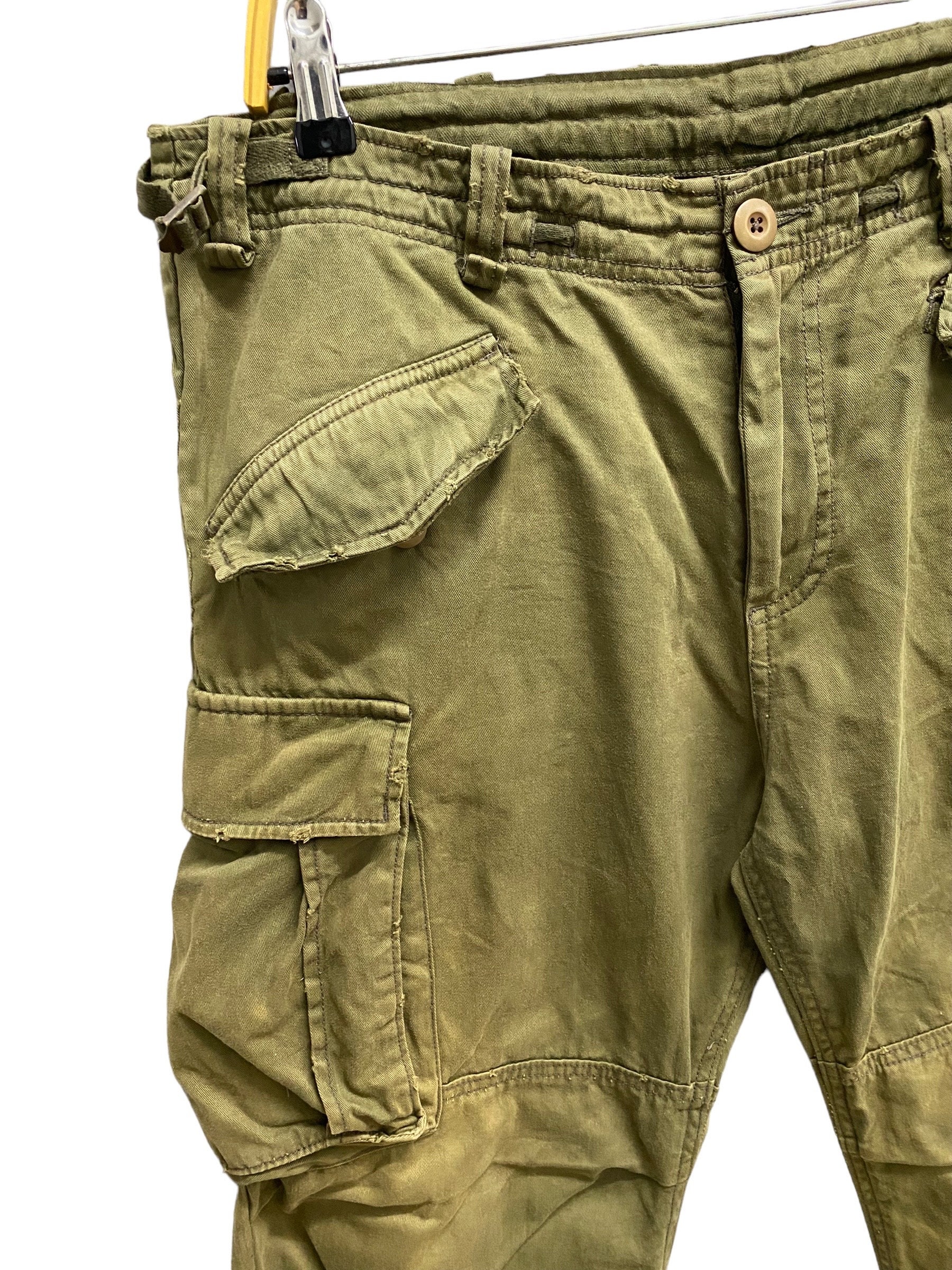 Vintage 00s Japanese Brand Army Cargo Size 36 Multipocket