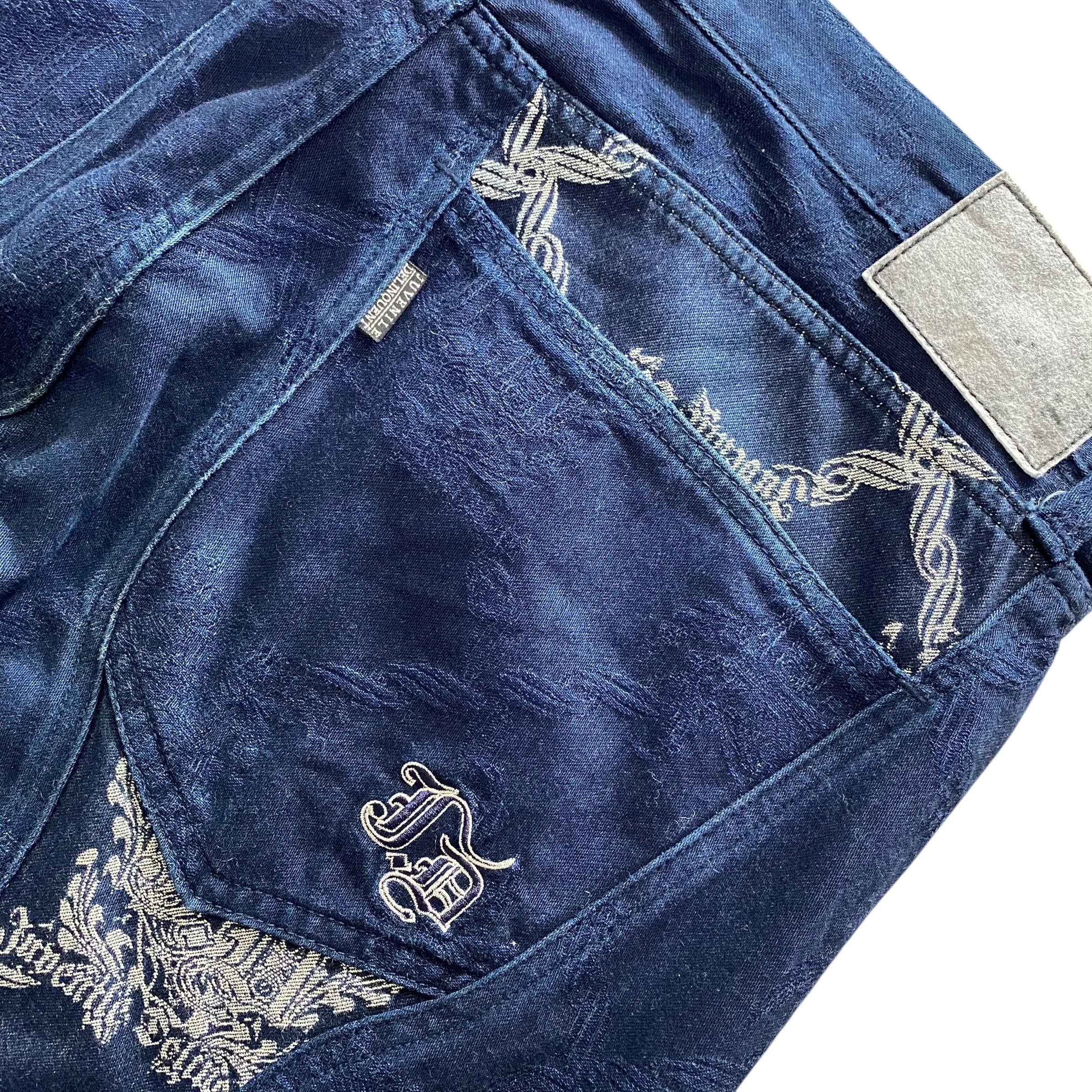 Vintage 90's Juvenile Delinquent Blue Jeans Baggy W39 Juvenile