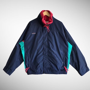 Vintage Columbia Sportswear Muticolour Jacket Oversize XXL Columbia Sweater Columbia Sportswear Windbreaker Zipper Sportswear Outdoor Jacket