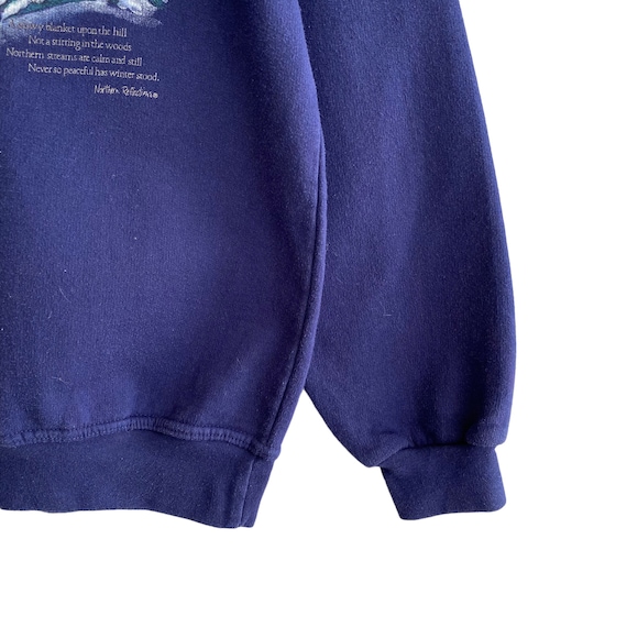 Vintage Northern Reflections Navy Sweatshirt Smal… - image 5