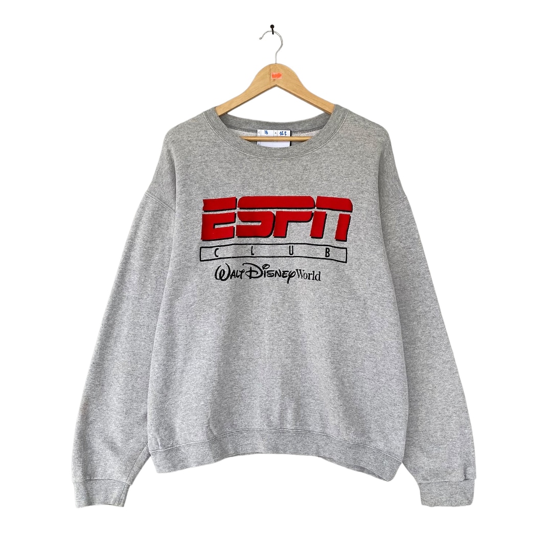 トップス 90s-00s Disney ESPN CLUB sweat Vintage 1990's ESPN Club at Walt Disney World Pullover