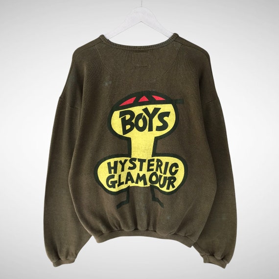 Vintage Hysteric Glamour X Boys Biglogo Print Sweatshirt - Etsy