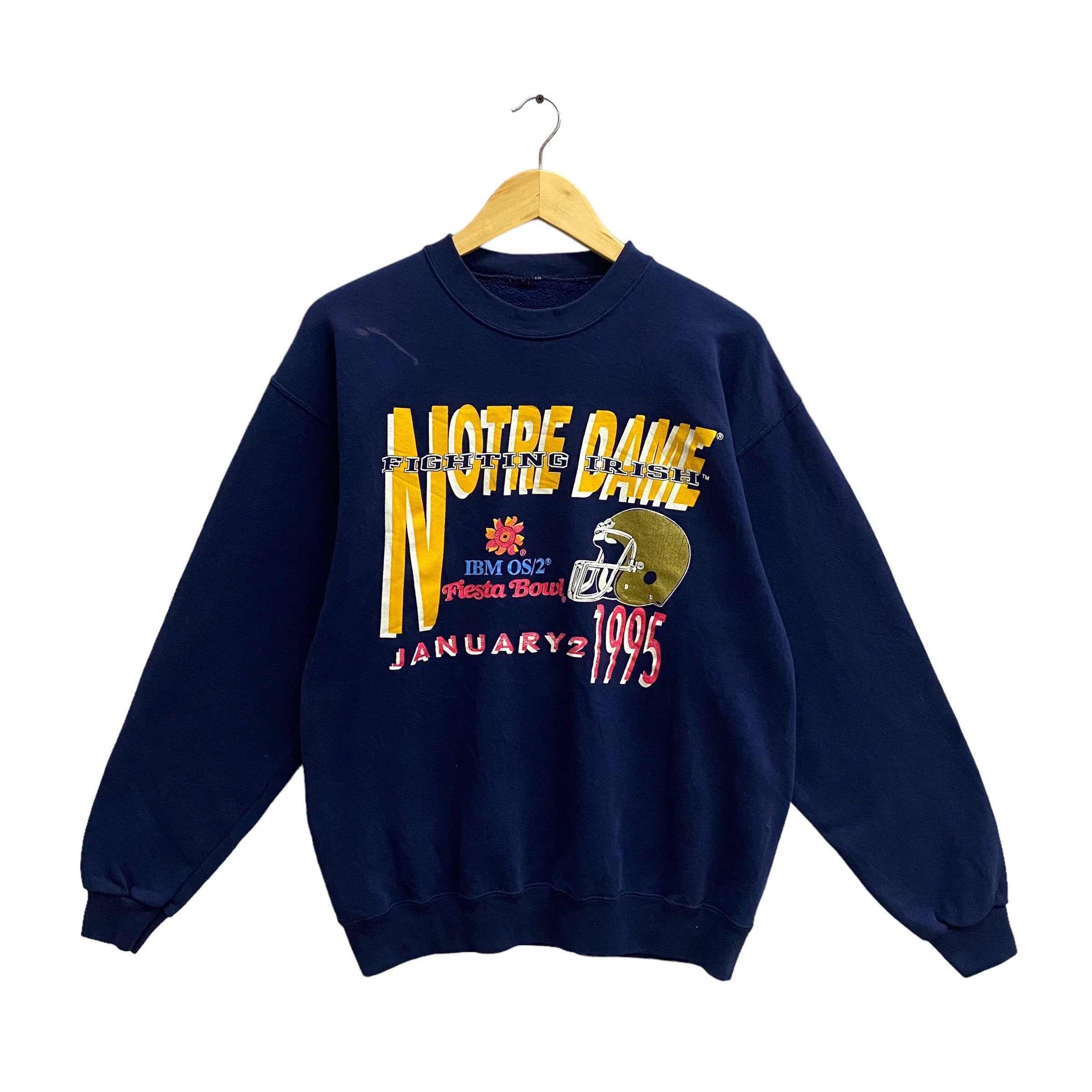 Notre dame crewneck sweatshirt hot sale