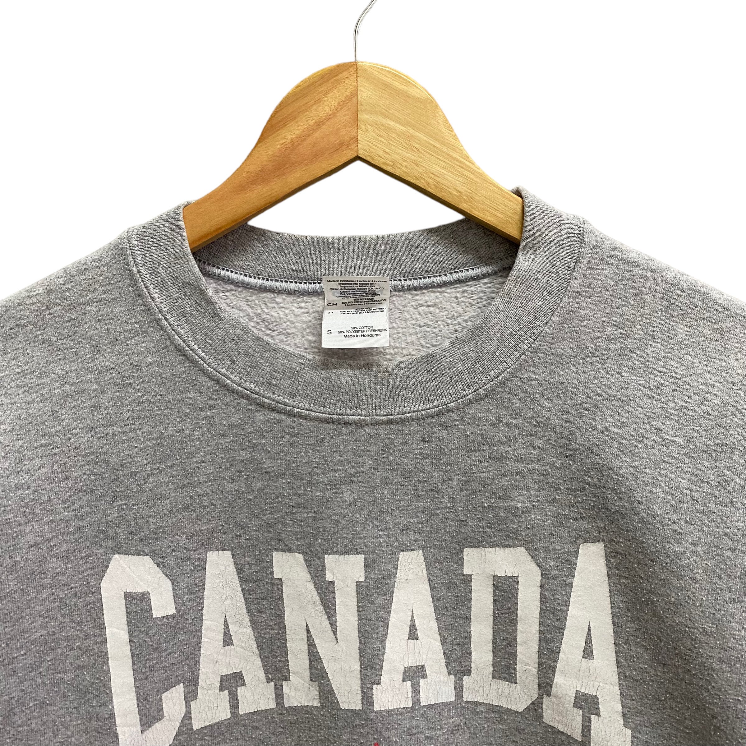 Women's Vintage Maple Leaf Art Print Casual Sweatshirt