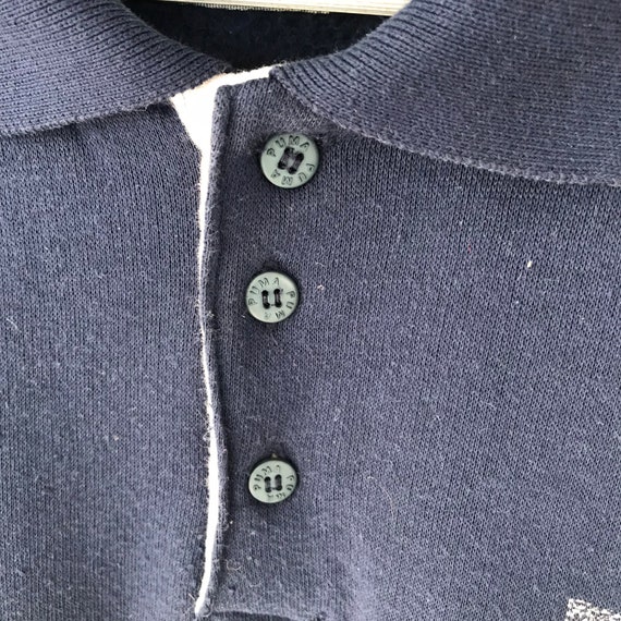 Vintage 90s Puma Sportswear Navy Sweatshirt Size … - image 3