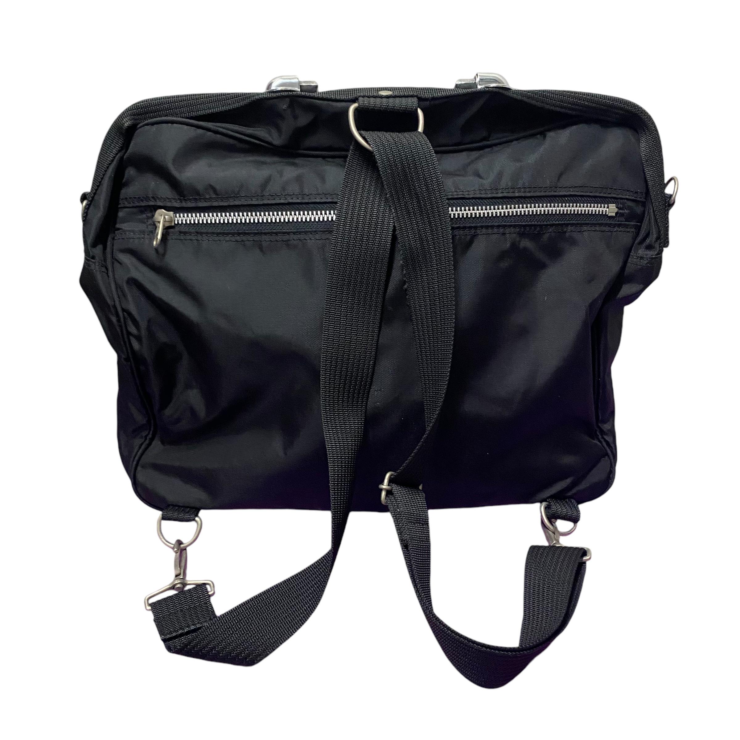Vintage Junior Gaultier Black Hybrid 3 Way Bag Design by Vintage Junior Gaultier Black Hybrid 3 Way Bag Design by