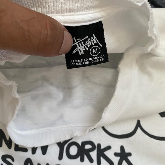Vintage Y2K Stussy X Haze World Tour Distressed T-shirt Rare