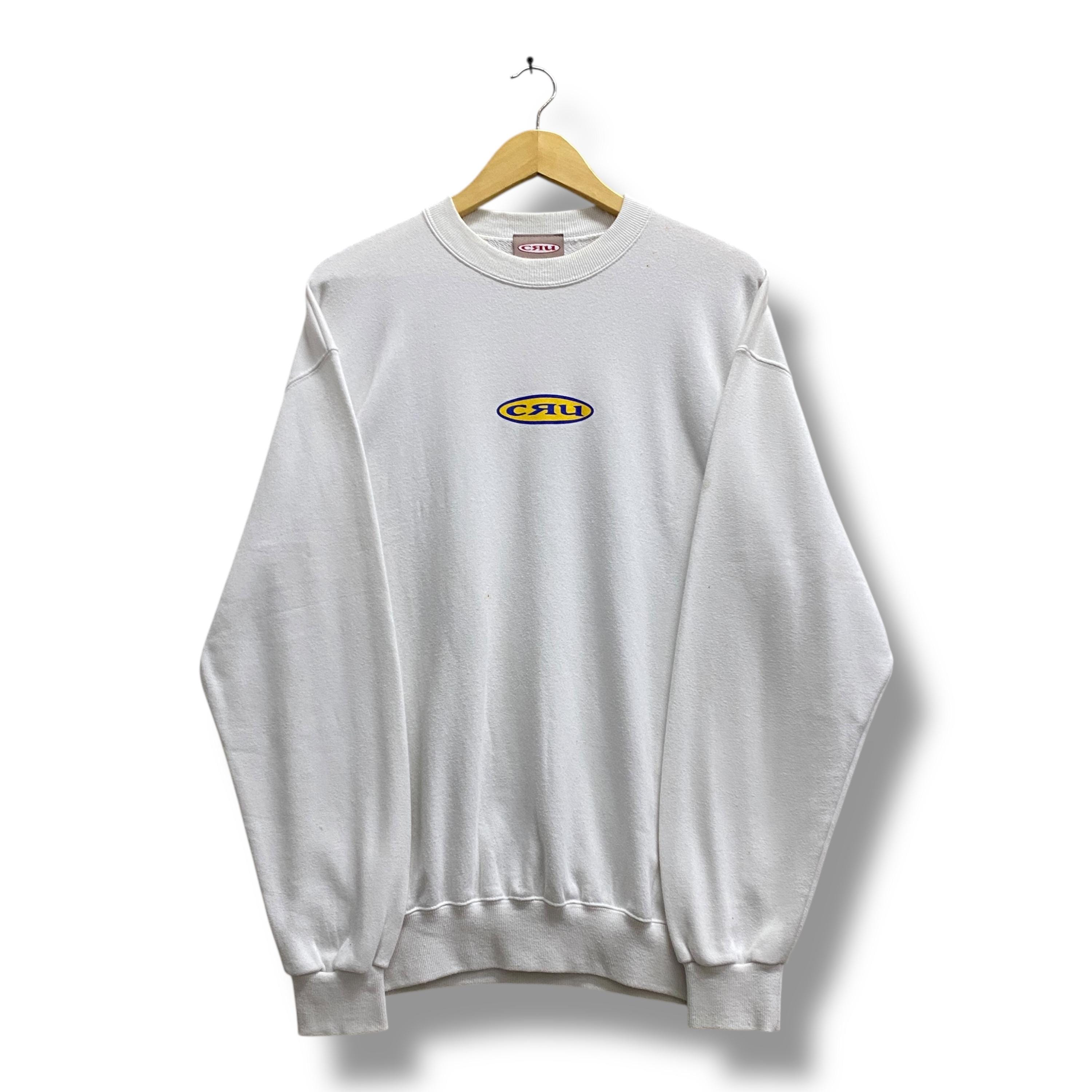 90年代ヴィンテージのCru Surfホワイトスウェットシャツ、LサイズのCru 
