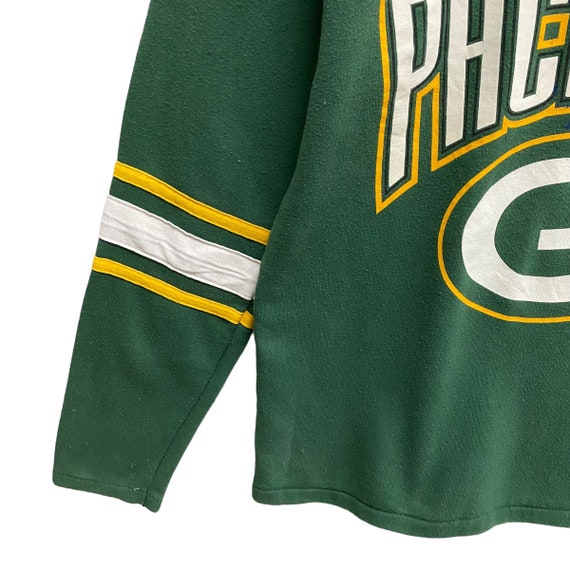 Vintage 90s Green Bay Packers Green Sweatshirt Ki… - image 5