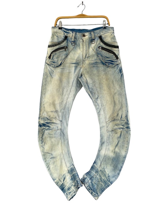 パンツ vintage PPFM docking design denim jeans vintage PPFM docking design denim jeans