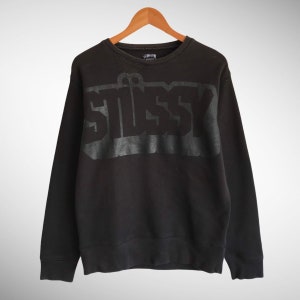 トップス 90s- old stussy pull sweat sslink print 90s- old stussy pull sweat sslink print