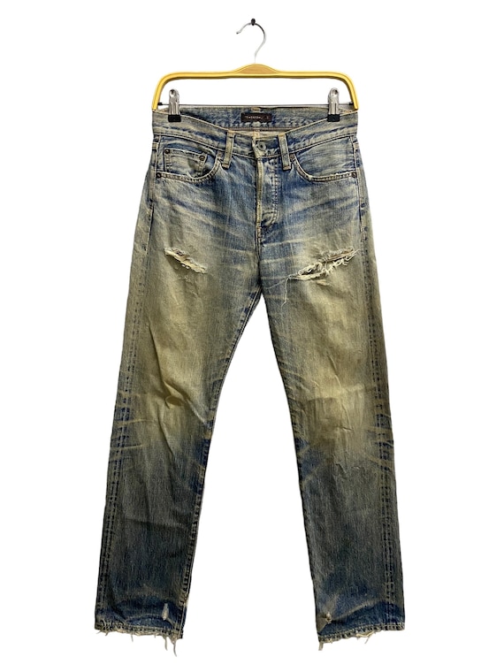 Vintage Tomorrowland Light Blue Jeans Distressed Denim Vintage Tomorrowland Light Blue Jeans Distressed Denim