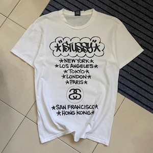 90s 00s stussy ロンT y2k archive Stussy T Shirts Archive - Etsy
