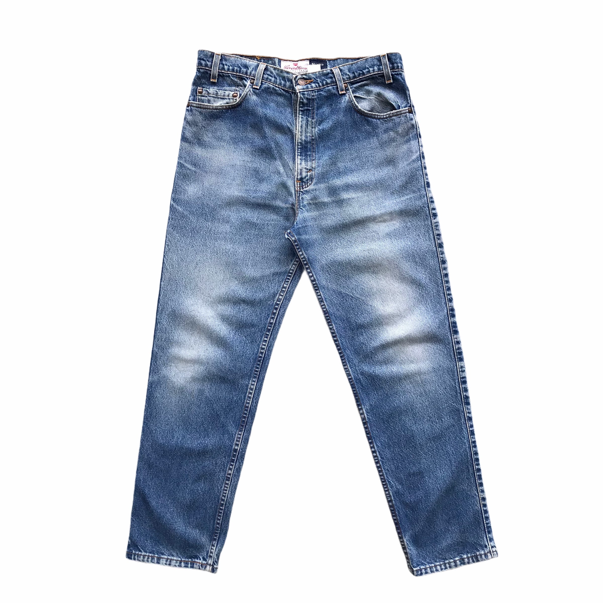 Jeans Levi's 540 Taille 50 – Slim, Turquoise, Vintage, Occasion Bon état