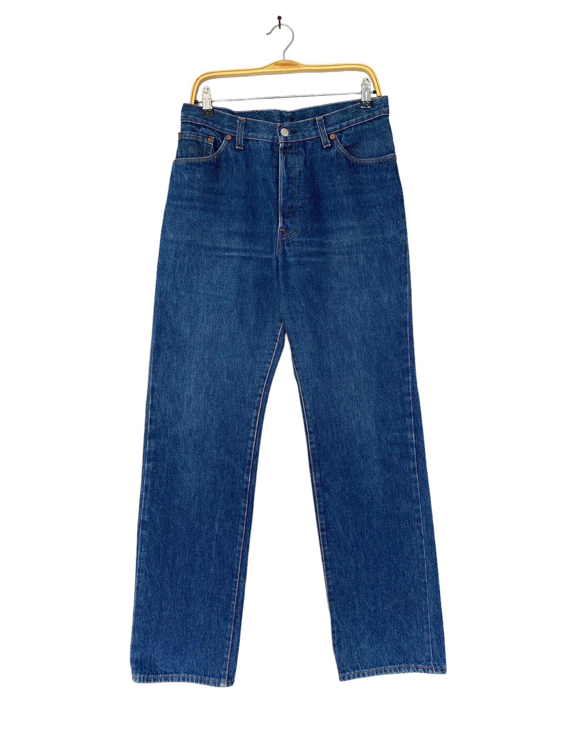 Vintage 80s Levis 501 Non Selvedge Jeans Distressed Denim Blue - Etsy