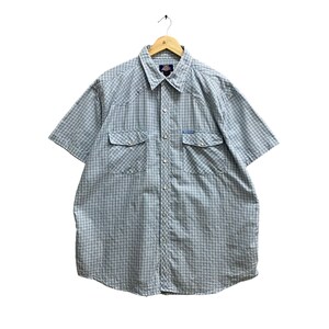 Vintage Dickies Checkered Western Shirt Size Xlarge Dickies Snap Button Dickies Workwear Shirt Dickies Shortsleeve Shirt
