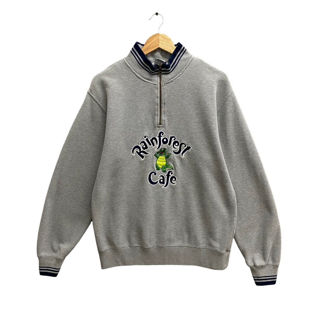 Vintage Rainforest Cafe Grey Sweatshirt Size Small Rain Forest Crewneck