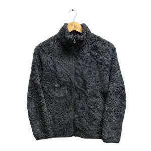 Vintage Japanese Brand Uniqlo Zipper Fleece Sweater Women Medium Uniqlo Warmer Jacket Uniqlo Outdoor Polartec Uniqlo Grey Fleece Jacket
