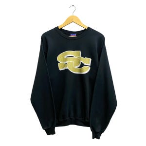 Vintage 00's Champion South Carolina Black Sweatshirt MEDIUM South Carolina Crewneck Carolina Sweater Pullover Print Logo Champion Jumper